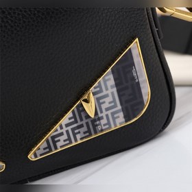 FENDI Фенди Сумка для фотоаппарата с металлическими буквами Мат