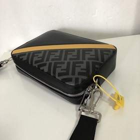 FENDI Модель 2017-5 Сумка через плечо Ткань с двойным принтом F и