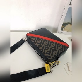 FENDI Модель 2021-5 Сумка через плечо Ткань с двойным принтом F и