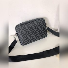 FENDI Модель 2017-5 Сумка через плечо Ткань с двойным принтом F и