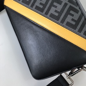 FENDI Модель 2017-5 Сумка через плечо Ткань с двойным принтом F и