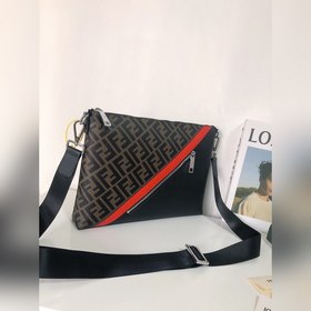 FENDI Модель 2024-5 Сумка через плечо Ткань с двойным принтом F и