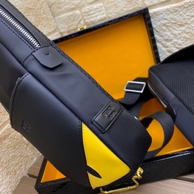 FENDI сумка на грудь Итальянская кожа высшего качества, металличе