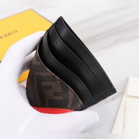 FENDI Красный кожаный кошелек из ПВХ Артикул： 2020568 Описание
