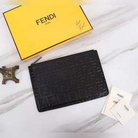 FENDI Сумка с тиснением Артикул： 168568 Кожа импортного наппа пе
