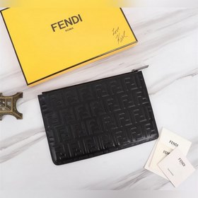 FENDI Сумка с тиснением Артикул： 168568 Кожа импортного наппа пе