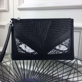 Мужская сумка Fendi, модель 8110A Импортная кожа, высококачествен
