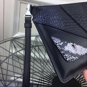 Мужская сумка Fendi, модель 8110A Импортная кожа, высококачествен