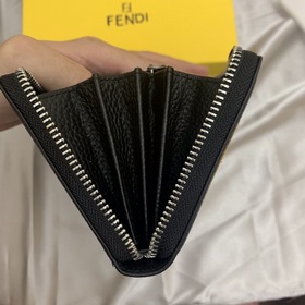 FENDI Новый кошелек с одним отделением, модель 3104 С тиснением F