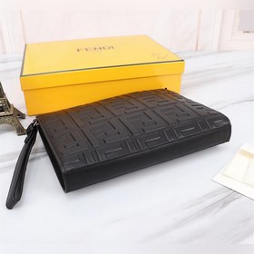 FENDI Мужская сумка с тиснением Модель： 368568 Материал： кожа им