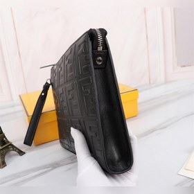 FENDI Мужская сумка с тиснением Модель： 368568 Материал： кожа им