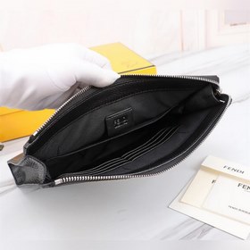 FENDI  Мужская сумка из личи Артикул： 368568 Мужская сумка из ко