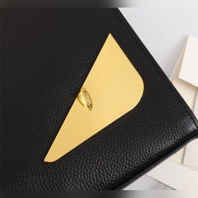 FENDI  Мужская сумка из золотистого металла Артикул： 368568 Кож
