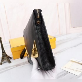FENDI  Мужская сумка из золотистого металла Артикул： 368568 Кож