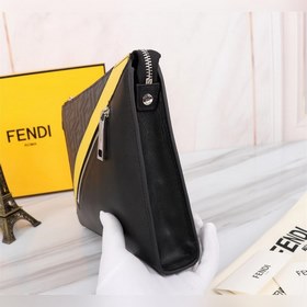 FENDI   Мужская сумка из ПВХ желтого цвета Артикул： 368568 Верх