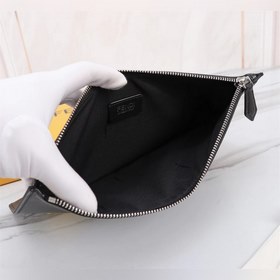 FENDI Косметичка желтого цвета Артикул： 168568 Кожа импортного н