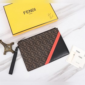 FENDI  Красная сумка из ПВХ Артикул： 168568 Верх из импортной ко