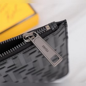 FENDI  Сумка с тиснением Артикул： 168568 Кожа импортного напа пе
