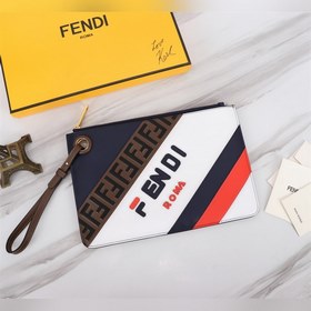 FENDI Сумка с шелкографией и кожаными заклепками Артикул： 168568