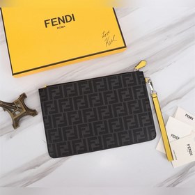 FENDI Сумка из ПВХ серым шелкографическим принтом Артикул： 16856