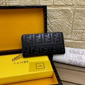 FENDI Новый кожаный кошелек с одним отделением Модель： 9058 Внутр