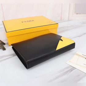FENDI Мужская сумка FENDI с желтым углом Артикул： 368568 FENDI