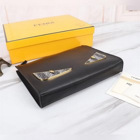 FENDI Мужская сумка с металлическими буквами Артикул： 368568 О