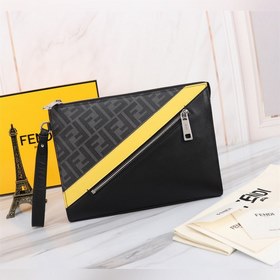 FENDI Fendi Мужская сумка из ПВХ желтого цвета Артикул： 368568