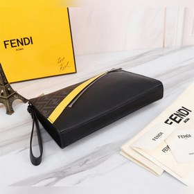 FENDI Fendi Мужская сумка из ПВХ желтого цвета Артикул： 368568