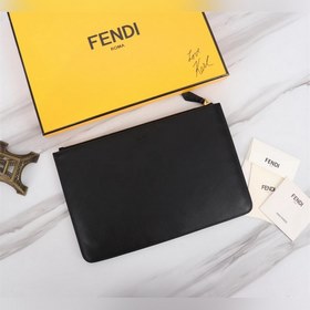 FENDI  Золотая сумка-клатч Артикул： 168568 Сумка FENDI Популярн