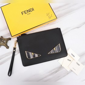 FENDI Сумка с буквой из металла Артикул： 168568 Сумка FENDI Поп