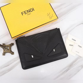 FENDI Черная сумка из змеиной кожи Артикул： 168568 Сумка FENDI
