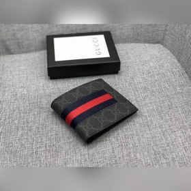 GUCCI Мужской кошелек короткий Модель： 508569 ПВХ с кожей Разм
