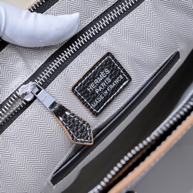 Hermes - Мужской портфель Изготовлена из натуральной кожи теленка