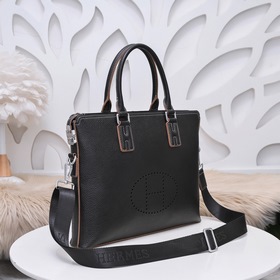 Hermes - Мужской портфель Изготовлена из натуральной телячьей кож