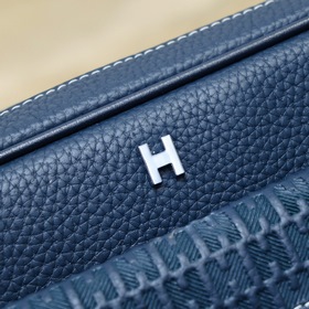 Hermes - Мужская сумка через плечо Изготовлена из натуральной тел