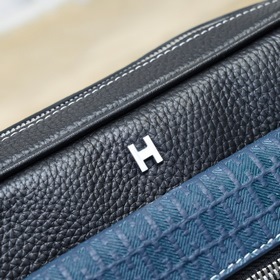 Hermes - Мужская сумка через плечо Изготовлена из натуральной тел