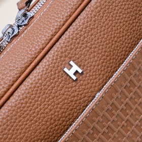 Hermes - Мужская сумка через плечо/почтальон Изготовлена из натур
