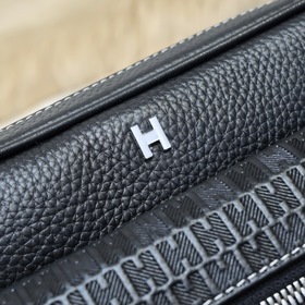 Hermes - Мужская сумка через плечо/почтальон Изготовлена из натур