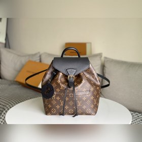 Рюкзак LV Montsouris Old Flower Новый небольшой рюкзак Montsouri