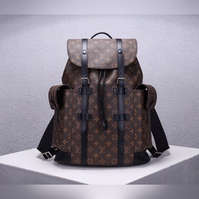 LV Полностью металлическая сумка Christopher Small Backpack Модел
