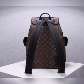 LV Полностью металлическая сумка Christopher Small Backpack Модел