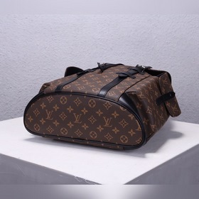 LV Полностью металлическая сумка Christopher Small Backpack Модел
