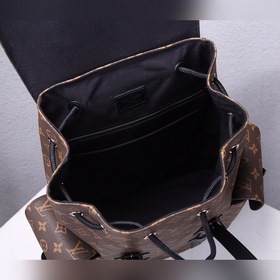 LV Полностью металлическая сумка Christopher Small Backpack Модел