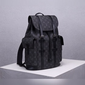 LV Полностью металлическая сумка Christopher Small Backpack Модел