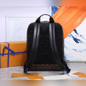 Рюкзак LV с кожаной отделкой, модель M45867 Свежие линии лаконич