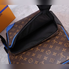 Рюкзак LV с кожаной отделкой, модель M45867 Свежие линии лаконич