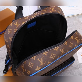 Рюкзак LV с кожаной отделкой, модель M45867 Свежие линии лаконич