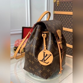 LV Полностью металлическая новая сумка Montsouris Small Backpack,