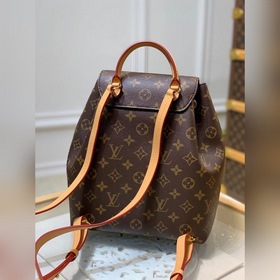 LV Полностью металлическая новая сумка Montsouris Small Backpack,
